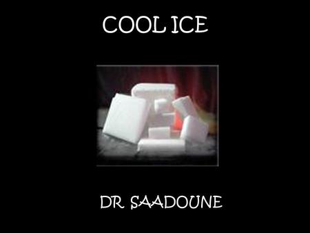 COOL ICE DR SAADOUNE. Dr Saadoune a b c direction 100 Å Helix pitch: 50 Å.