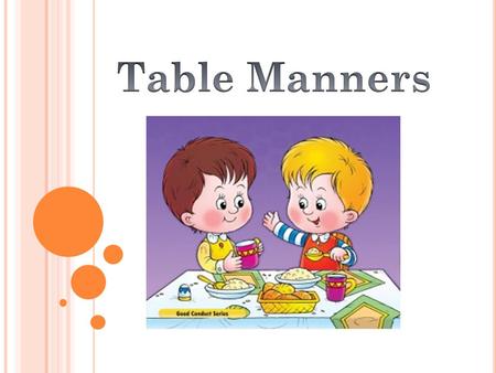 L ESSON O BJECTIVES B RAINSTORM Say how to set the table. Example: bbbjg Butter plate Napkin Salad fork Dinner fork Soup spoon Dessert spoon Knife Plate.