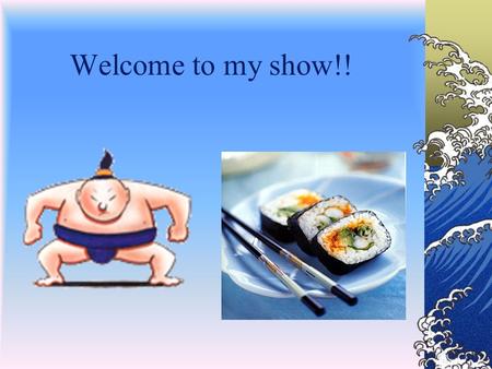 Welcome to my show!! Lay 1 nori sheet on a rolling mat & put ¾ cup sushi rice on it. Spread rice over.