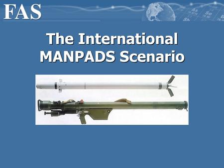 The International MANPADS Scenario