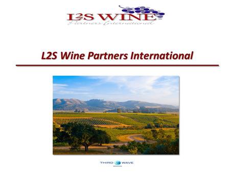 L2S Wine Partners International. Understand Consumer Expectations Explorers Discerners Professionals 2 Conducted extensive consumer surveys and focus.
