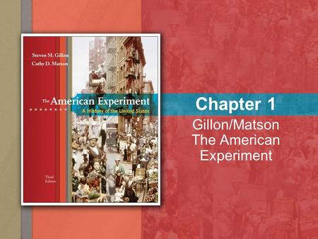 Gillon/Matson The American Experiment