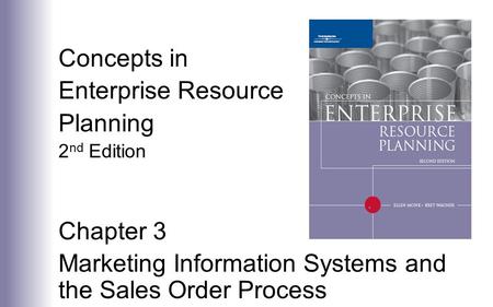Marketing Information Systems and the Sales Order Process