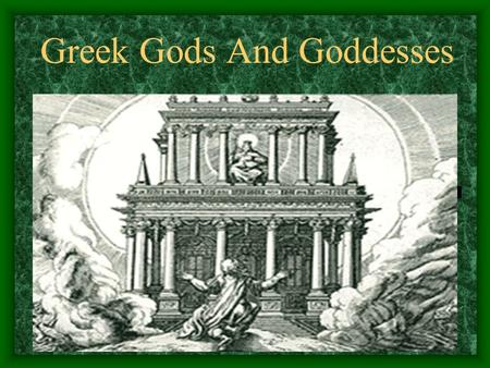 Greek Gods And Goddesses Zeus Zeus, was the greatest of the gods. While Poseidon ruled the seas and Hades ruled the underworld, Zeus was the master of.