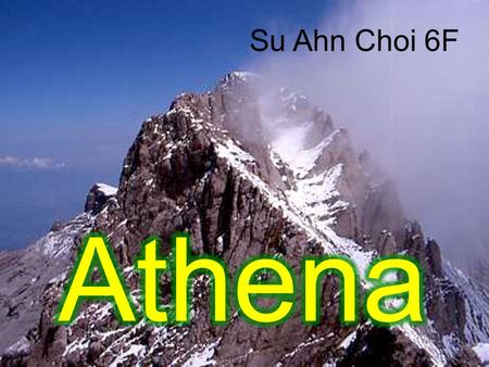 Su Ahn Choi 6F. Greek Name of the Goddess Roman Name of the Goddess.