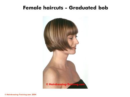 Female haircuts - Graduated bob