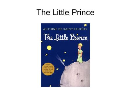 The Little Prince. “I believe that for his escape he took advantage of the migration of a flock of wild birds.”
