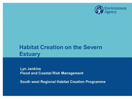 Habitat Creation on the Severn Estuary Lyn Jenkins Flood and Coastal Risk Management South west Regional Habitat Creation Programme.