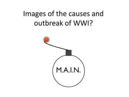 Images of the causes and outbreak of WWI?. Forged?