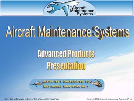 Aircraft Maintenance Systems
