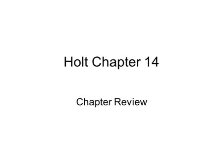 Holt Chapter 14 Chapter Review. Using Vocabulary 1. The force of attraction that holds two atoms together is a chemical bond.