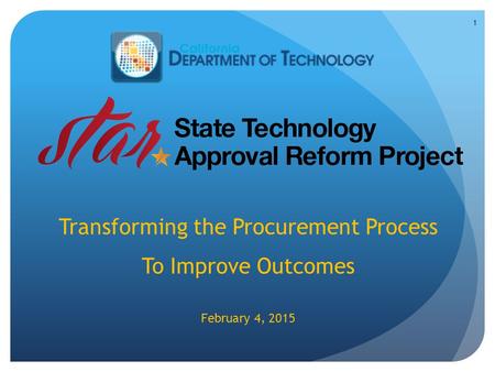 Transforming the Procurement Process