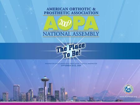 2009 AOPA Assembly Top Ten Presentation Modifiers.