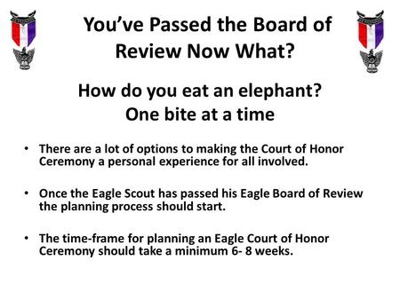You’ve Passed the Board of Review Now What?