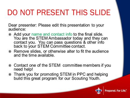 DO NOT PRESENT THIS SLIDE