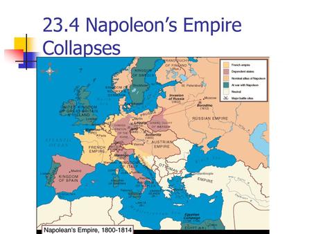 23.4 Napoleon’s Empire Collapses