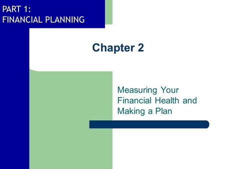 Measuring financial health