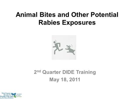 Animal Bites and Other Potential Rabies Exposures 2 nd Quarter DIDE Training May 18, 2011.