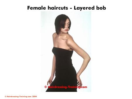 Female haircuts - Layered bob