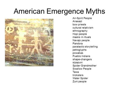 American Emergence Myths