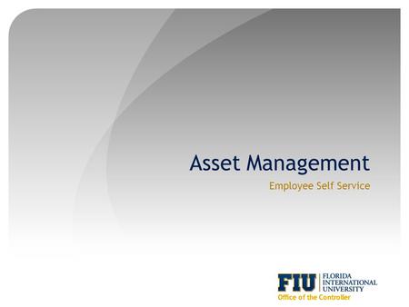 Asset Management Employee Self Service. Agenda Introduction Purpose and Objectives Tag Samples Workflow and Initiate Transfer Process Review Transfer.