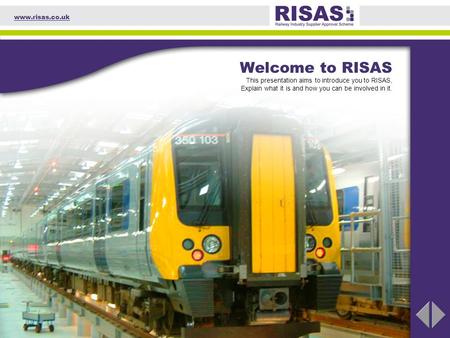Part 1 Background Part 2 The RISAS Board Accreditation Agency RISABs Suppliers IT Application Scheme Administrator Documentation RISAS001/01 RISAS002/01.