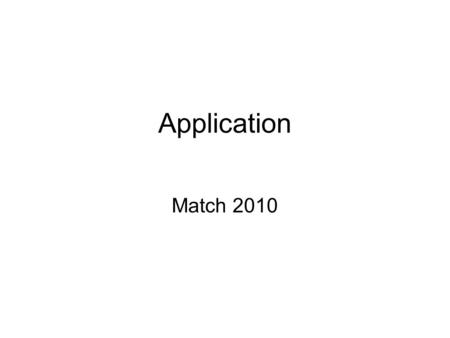 Application Match 2010. Important IMPORTANT NOTE: If you experience any technical difficulties during the registration or application process at MyERAS,