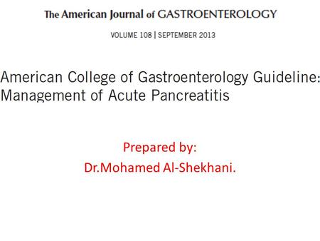 Prepared by: Dr.Mohamed Al-Shekhani.. Diagnosis: