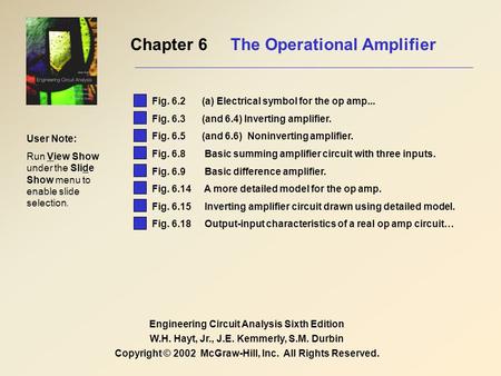 Chapter 6 The Operational Amplifier