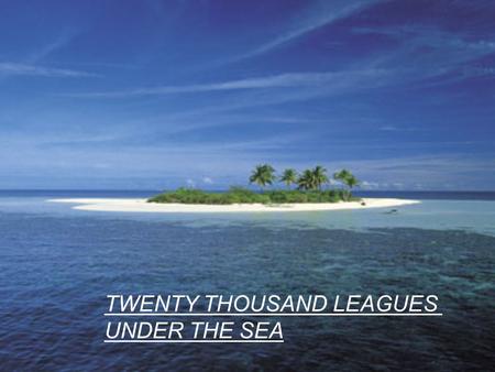 TWENTY THOUSAND LEAGUES UNDER THE SEA. WRITE A BOOK REVIEW ABOUT THE THREE FIRST CHAPTERS. TITLE: AUTHOR: CHARACTERS: (NAME THEM AND WRITE A BRIEF DESCRIPTION: