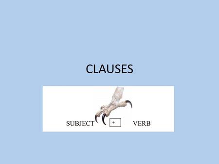 CLAUSES.