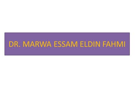 DR. MARWA ESSAM ELDIN FAHMI Stress Stress is the relative loudness or force with which we pronounce the different syllables of a word. It varies from.