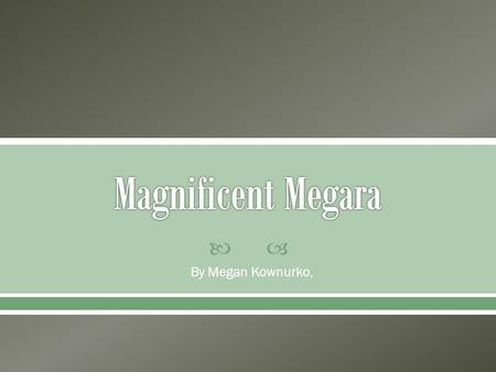  By Megan Kownurko,.  Megara is coastal.  Its in the northern part of the Isthmus of Corinth.  Megara is very mountainous.  Summers in Megara were.