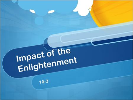 Impact of the Enlightenment