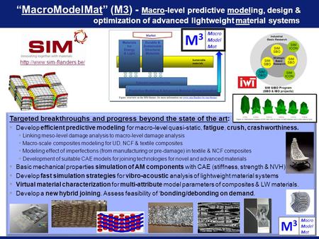 “MacroModelMat” (M3) - Macro-level predictive modeling, design &