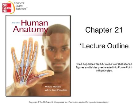 Chapter 21 *Lecture Outline Copyright © The McGraw-Hill Companies, Inc. Permission required for reproduction or display. *See separate FlexArt PowerPoint.