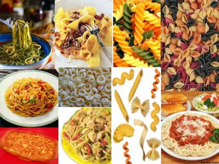 Learning Objectives  To learn new facts about pasta  To see why there are so many types of pasta available  To design a pasta dish using a type of.