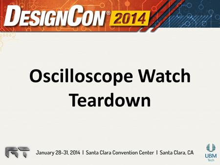 Oscilloscope Watch Teardown. Agenda History and General overview Hardware design: – Block diagram and general overview – Choice of the microcontroller.