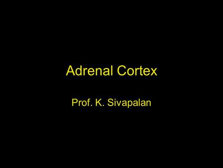 Adrenal Cortex Prof. K. Sivapalan. 08-01-14Adrenal Cortex.2 Structure of Steroid Hormones.