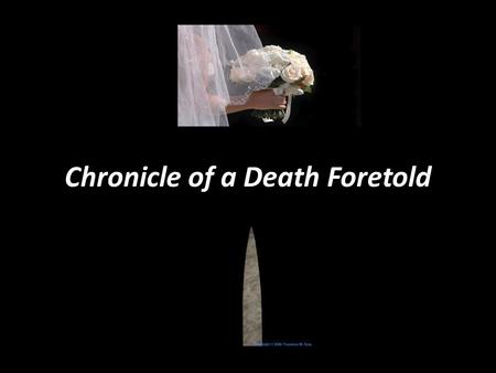 Chronicle of a Death Foretold: Essay Q&A