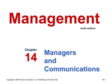 Managers and Communications