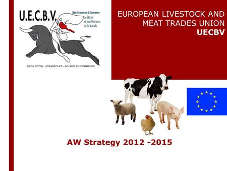 AW Strategy 2012 -2015 EUROPEAN LIVESTOCK AND MEAT TRADES UNION UECBV.