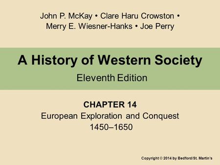 A History of Western Society Eleventh Edition
