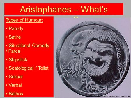 Aristophanes – What’s Funny?