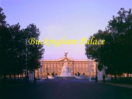Buckingham Palace. History of Buckingham Palace Buckingham Palace in 1808.
