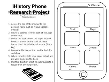 iHistory Phone Research Project