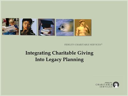 Integrating Charitable Giving