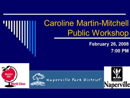 Caroline Martin-Mitchell Public Workshop February 26, 2008 7:00 PM.