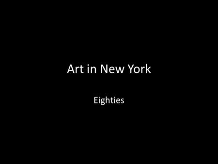 Art in New York Eighties. Cindy Sherman, Untitled Film Series, 1977-80.