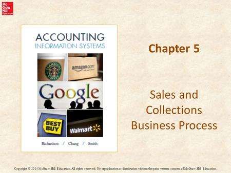 Chapter 5 Sales and Collections Business Process